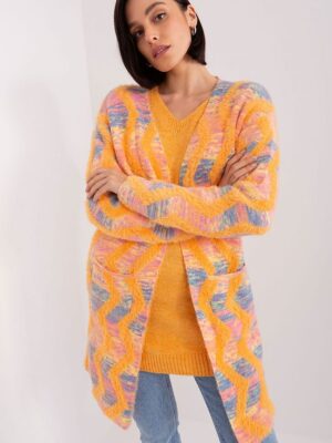 Sweter Kardigan Model AT-SW-.34 Orange - AT