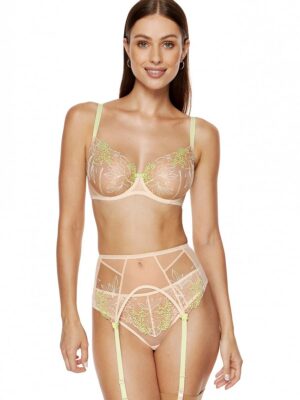 Gorsety, body, pasy Pas do pończoch Model Soleil PPW Beige - Gorteks