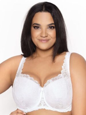 Biustonosz push up Biustonosz Usztywniany Model Carmela Big M-053/22 White - Mat