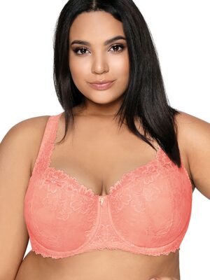 Biustonosz push up Biustonosz Usztywniany Model Carmela Big M-053/22 Brzoskwinia - Mat