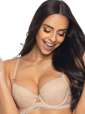 Biustonosz push up Biustonosz Push-up Model Milou M-3533/11 Beige - Mat
