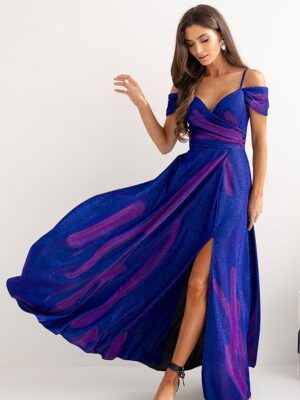 Sukienka Model Walentina Lux . Chaber/Amarant - With You