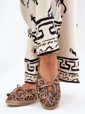 Baleriny Model Zazoo Panterka Brown - Step in style