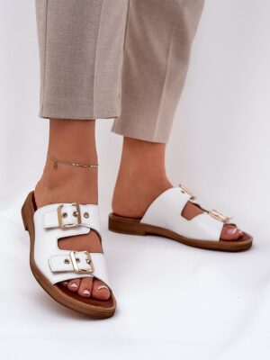 Sandał Klapki Model Zazoo 3020 White - Step in style