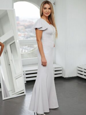 Sukienka Model Merlose Grey Połysk - Jersa