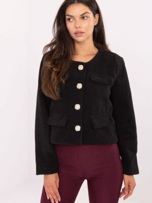 Żakiet Model IT-KR-FL9586.64 Black - Rue Paris