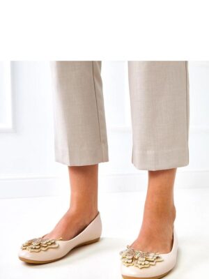 Baleriny Model Gruca GJ3092-2 Beige - Solea