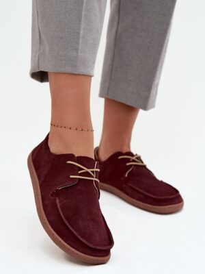 Półbuty Model Zazoo 327 Bordo - Step in style