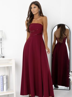 Sukienka Model Rossana 0011460. Bordo - With You