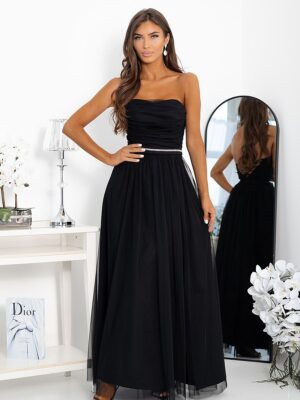 Sukienka Model Noemi Tiul 0011510. Black - With You