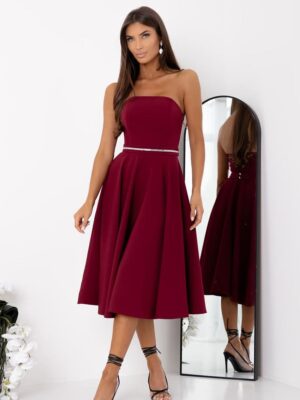 Sukienka Model Aurelia . Bordo - With You