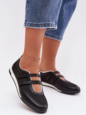 Baleriny Model Farvessa DKB9927 Black - Step in style