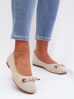 Baleriny Model Amelivra 25BL02-9048 Beige - Step in style