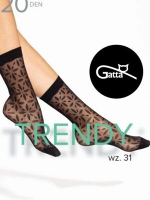 Skarpety Model Trendy Line 31 Nero - Gatta