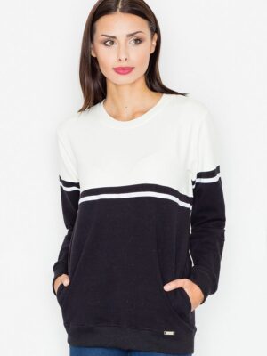 Bluza Damska Model M511 Black/Ecru - Figl
