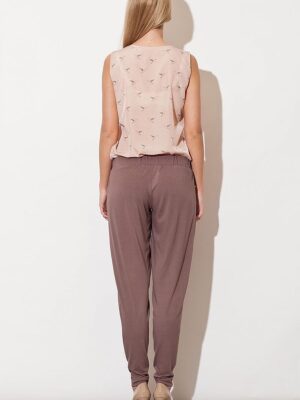 Spodnie Damskie Model 280 Brown - Figl