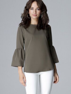 Bluzka Model L010 Olive - Lenitif