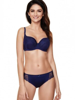 Biustonosz push up Biustonosz Usztywniany Model Yvette B4 Navy - Gorteks