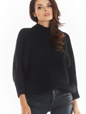 Sweter Damski Model A389 Black - awama