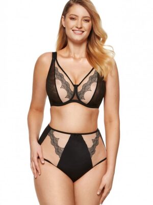 Biustonosz Soft Model Heidi B2 Black - Gorteks