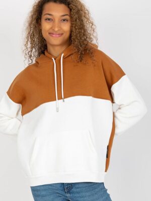 Bluza Damska Model AP-BL-AP-3001.98P Light Brown - Rue Paris