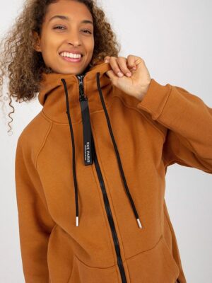 Bluza Damska Model AP-BL-AP-3004.32 Light Brown - Rue Paris