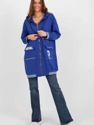 Bluza Damska Model RV-BL-8149.91P Dark Blue - Relevance