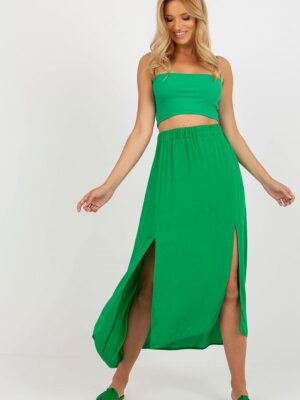 Spódnica Model WN-SD-8196.18 Green - Rue Paris