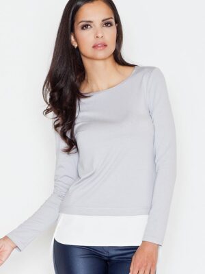 Bluzka Model 374 Dark Grey - Figl