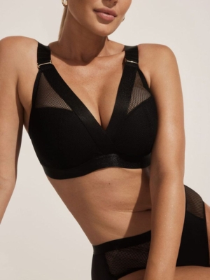 Biustonosz Soft Model Lara WB-748 Black - Kinga