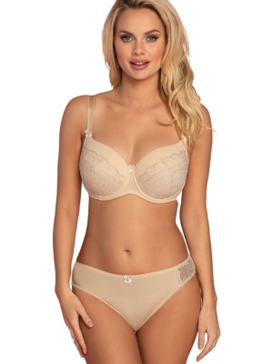 Biustonosz push up Biustonosz Usztywniany Model VB-65 Beige - Vena